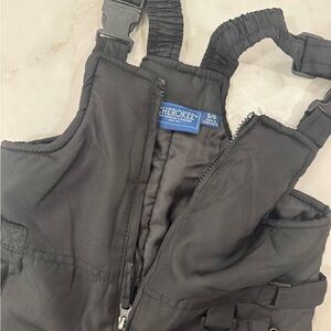Cherokee Black Insulated Bib Overalls